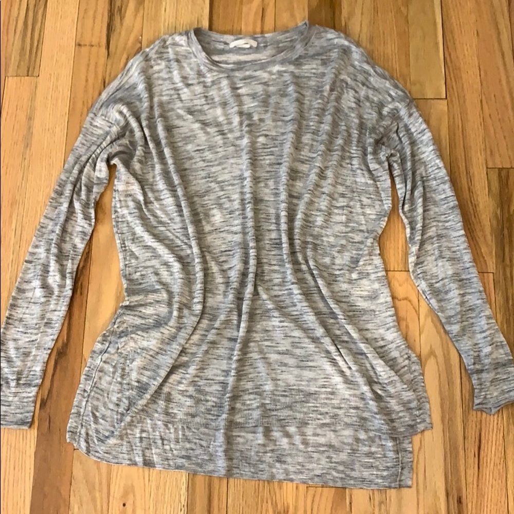 H&M Grey & White Marl Lightweight Sweater
